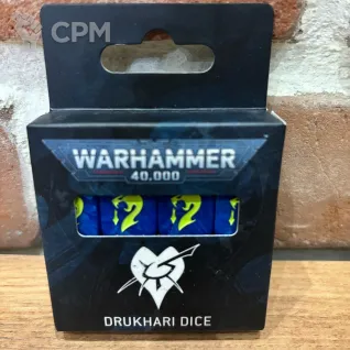 Описание картинки Drukhari Dice от WarhammerBaby по цене 3 350руб | Свободный Рынок Миниатюр - СРМ