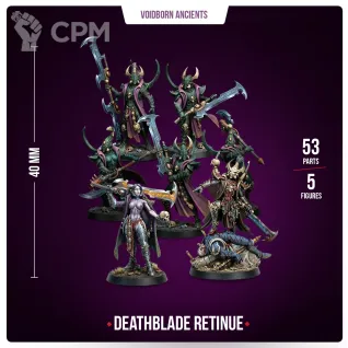 Описание картинки Комплект миниатюр Deathblade Retinue от Артель W по цене 6 250руб | Свободный Рынок Миниатюр - СРМ