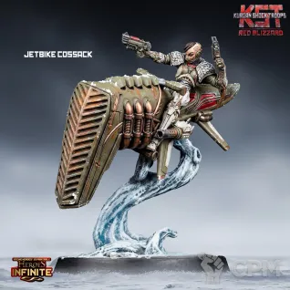 Описание картинки Jetbike Cossacks от PocketSized Prints по цене 2 250руб | Свободный Рынок Миниатюр - СРМ