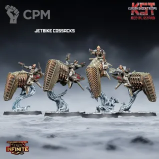 Описание картинки Jetbike Cossacks от Manufactorum76 по цене 500руб | Свободный Рынок Миниатюр - СРМ
