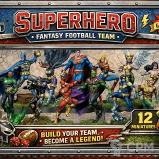 Описание картинки Justice League Team - Blood Bowl от Критикал Принт по цене 1 800руб | Свободный Рынок Миниатюр - СРМ