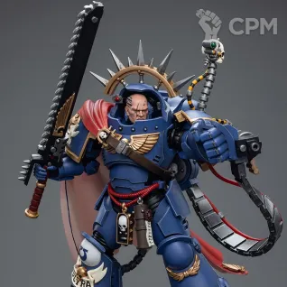 Описание картинки Ultramarines Captain in Gravis Armour от Строго по-Имперски по цене 5 610руб | Свободный Рынок Миниатюр - СРМ