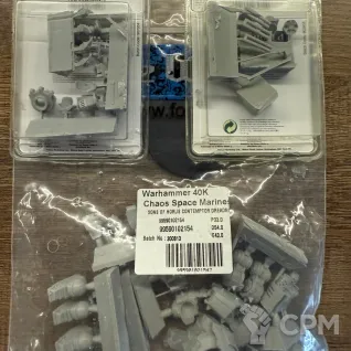 Описание картинки Sons of Horus Contemptor Dreadnought + Assault Cannon &amp; Claw (оригинал) от Mini Wargame по цене 26 955руб | Свободный Рынок Миниатюр - СРМ