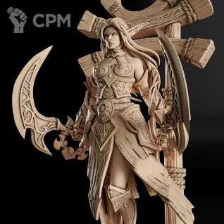 Описание картинки Tyrande Whisperwind Фигурка (World of Warcraft) от GAS3TXD  по цене 4 800руб | Свободный Рынок Миниатюр - СРМ