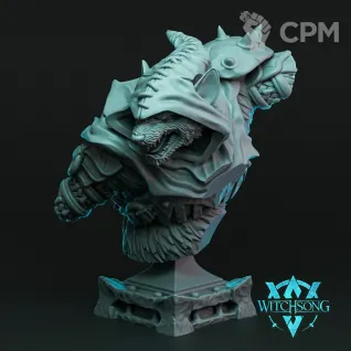 Описание картинки Bust - Grandrat Swordsman от ADEPT M&P по цене 2 000руб | Свободный Рынок Миниатюр - СРМ