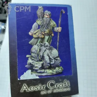 Описание картинки Друид от Aesir Craft, ориг смола, размер примерно 40мм от V130177@mail.ru по цене 390руб | Свободный Рынок Миниатюр - СРМ