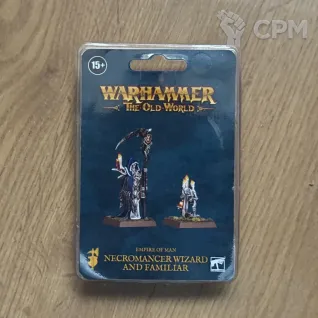 Описание картинки Necromancer Wizard and Familiar от zurdo по цене 5 500руб | Свободный Рынок Миниатюр - СРМ