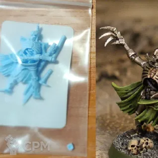 Описание картинки Necron lord от Сергиев Илья по цене 275руб | Свободный Рынок Миниатюр - СРМ