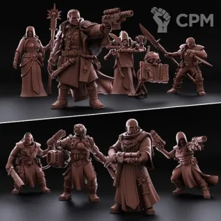 Описание картинки Inquisition Kill Squad от Орки с наГорки по цене 1 200руб | Свободный Рынок Миниатюр - СРМ