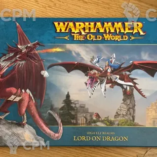 Описание картинки High Elf Lord on Dragon от zurdo по цене 7 900руб | Свободный Рынок Миниатюр - СРМ