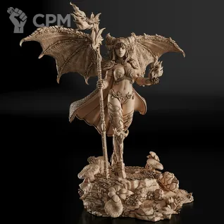 Описание картинки Dragon Queen Alexstrasza Фигурка (World of Warcraft) от GAS3TXD  по цене 4 200руб | Свободный Рынок Миниатюр - СРМ