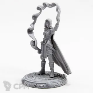 Описание картинки Female Wizard 28mm от Fantasy Minis по цене 550руб | Свободный Рынок Миниатюр - СРМ