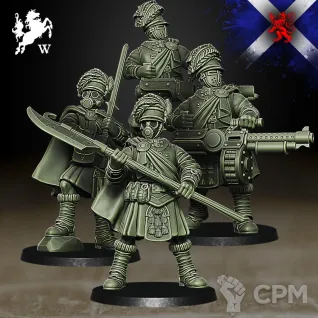 Описание картинки Highlanders - Shock Troopers - Trench Crusade от Critical Print по цене 590руб | Свободный Рынок Миниатюр - СРМ