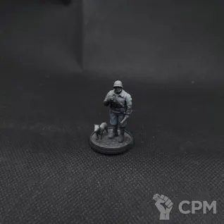 Описание картинки Генерал Паттон с собаком (General George Patton with Willie) ориг пластик от Рубикона от V130177@mail.ru по цене 590руб | Свободный Рынок Миниатюр - СРМ
