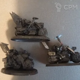 Описание картинки Ravenwing Black Knights от Эмиль по цене 3 000руб | Свободный Рынок Миниатюр - СРМ