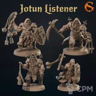 Описание картинки Jotun Listener от Manufactorum76 по цене 625руб | Свободный Рынок Миниатюр - СРМ
