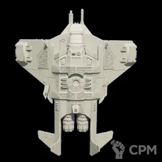 Описание картинки Корвус Черная звезда (Deathwatch Corvus Blackstar) от Орки с наГорки по цене 1 500руб | Свободный Рынок Миниатюр - СРМ