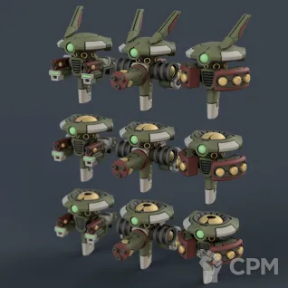 Описание картинки Guppy drones от Строго по-Имперски по цене 900руб | Свободный Рынок Миниатюр - СРМ