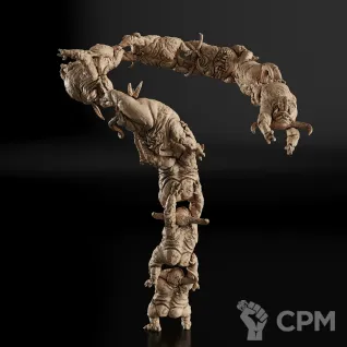 Описание картинки Nurglings Минифигурка (Warhammer) от GAS3TXD  по цене 2 200руб | Свободный Рынок Миниатюр - СРМ