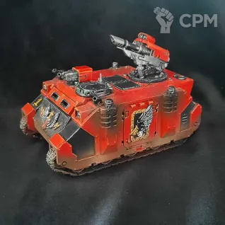 Описание картинки Space Marine Razorback (оригинал) от Superguns по цене 4 000руб | Свободный Рынок Миниатюр - СРМ