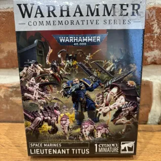 Описание картинки Lieutenant Titus от WarhammerBaby по цене 5 000руб | Свободный Рынок Миниатюр - СРМ