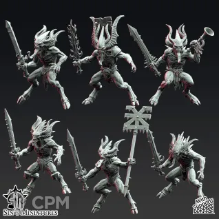 Описание картинки bloodcrusher Rider от Manufactorum76 по цене 900руб | Свободный Рынок Миниатюр - СРМ