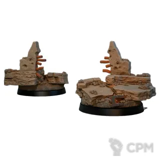 Описание картинки Battle Ruins Hero Toppers 40 мм (x6) от 3Д печать миниатюр по цене 1 237руб | Свободный Рынок Миниатюр - СРМ