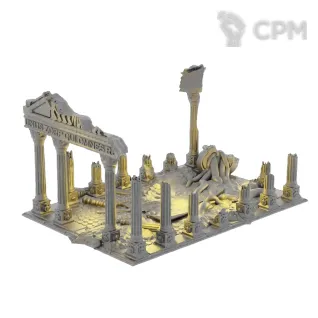 Описание картинки Руины Ультрамарского пантеона от 3D Wargaming по цене 8 000руб | Свободный Рынок Миниатюр - СРМ