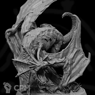 Описание картинки Джунглевая виверна от SmallSnakePit по цене 500руб | Свободный Рынок Миниатюр - СРМ