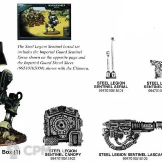 Описание картинки Steel Legion Sentinel от Stark Foundry по цене 1 285руб | Свободный Рынок Миниатюр - СРМ