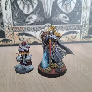 Описание картинки Lord-Terminos with Memorian от Argus117 по цене 2 000руб | Свободный Рынок Миниатюр - СРМ