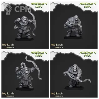 Описание картинки Orc Archers от 3DPrintClub по цене 165руб | Свободный Рынок Миниатюр - СРМ