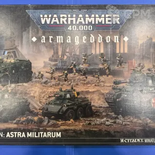 Описание картинки WH40K: Armageddon Battalion Astra Militarum от Akella по цене 24 990руб | Свободный Рынок Миниатюр - СРМ