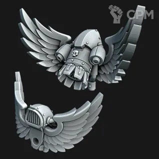 Описание картинки Winged jetpack от 3Д печать миниатюр по цене 124руб | Свободный Рынок Миниатюр - СРМ