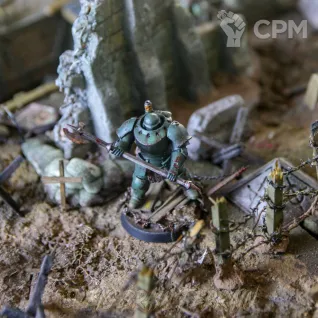 Описание картинки Святой лик ✠ Силы Церкви ✠ TRENCH CRUSADE от Big Brain Terrain по цене 1 550руб | Свободный Рынок Миниатюр - СРМ