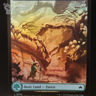 Описание картинки Forest (BLB Full Art Foil) от Барахолка Баллиоза по цене 200руб | Свободный Рынок Миниатюр - СРМ