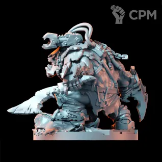 Описание картинки Орк ХИЩНИК от Mind Mash print  по цене 590руб | Свободный Рынок Миниатюр - СРМ