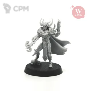 Описание картинки Миниатюра Raidmaster Supreme Ascaris Vird’khar, Arcitect of Eternal Agony от Артель W по цене 1 300руб | Свободный Рынок Миниатюр - СРМ