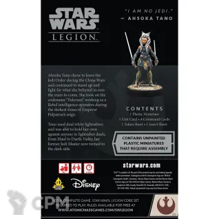 Описание картинки Star Wars Legion Ahsoka Tano Operative Expansion от StarkLogistics по цене 2 500руб | Свободный Рынок Миниатюр - СРМ