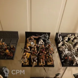 Описание картинки Mordheim warbands tray 25 мм от 3Д печать миниатюр по цене 422руб | Свободный Рынок Миниатюр - СРМ