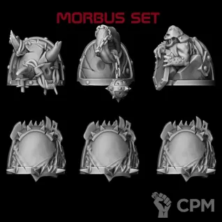 Описание картинки наплечники Morbus от LDBits по цене 568руб | Свободный Рынок Миниатюр - СРМ