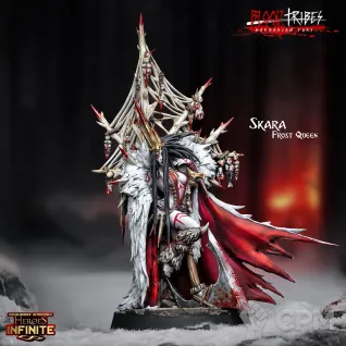 Описание картинки Chaos Barbarians/Skara Frost Queen от Barduck Miniatures по цене 299руб | Свободный Рынок Миниатюр - СРМ