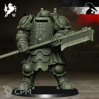 Описание картинки Germans - Heavy Infantry with Polearm - Trench Crusade от Critical Print по цене 420руб | Свободный Рынок Миниатюр - СРМ