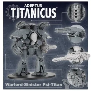 Описание картинки Warlord-Sinister Psi-Titan Upgrade set от Dark Heresy по цене 1 386руб | Свободный Рынок Миниатюр - СРМ