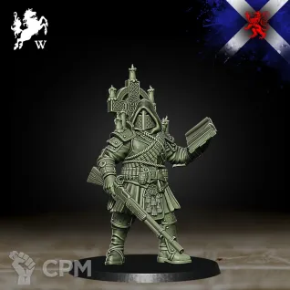 Описание картинки Highlanders - Trench Vicar - Trench Crusade от Critical Print по цене 210руб | Свободный Рынок Миниатюр - СРМ