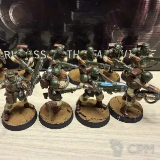 Описание картинки Astra Militarum армия от RichLit по цене 20 000руб | Свободный Рынок Миниатюр - СРМ