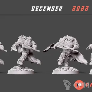 Описание картинки Wolf Guard battle leader альтернативный от Laboratory of Chaos по цене 450руб | Свободный Рынок Миниатюр - СРМ