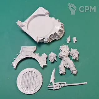 Описание картинки CALAS TYPHON FIRST CAPTAIN OF THE DEATH GUARD от Plants vs Zombies по цене 1 590руб | Свободный Рынок Миниатюр - СРМ