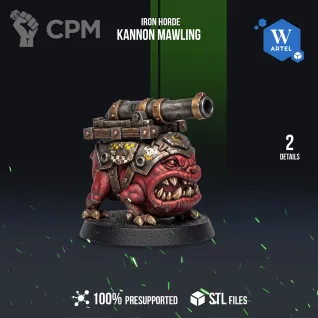 Описание картинки Kannon Mawling от WebWay 3D по цене 175руб | Свободный Рынок Миниатюр - СРМ