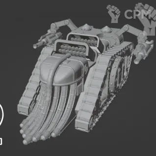Описание картинки Karacnos Assault Tank от Studio Cockatoo по цене 4 200руб | Свободный Рынок Миниатюр - СРМ